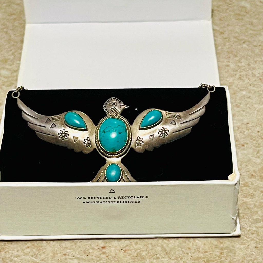 Spell Rare Vintage Falcon Necklace- Os